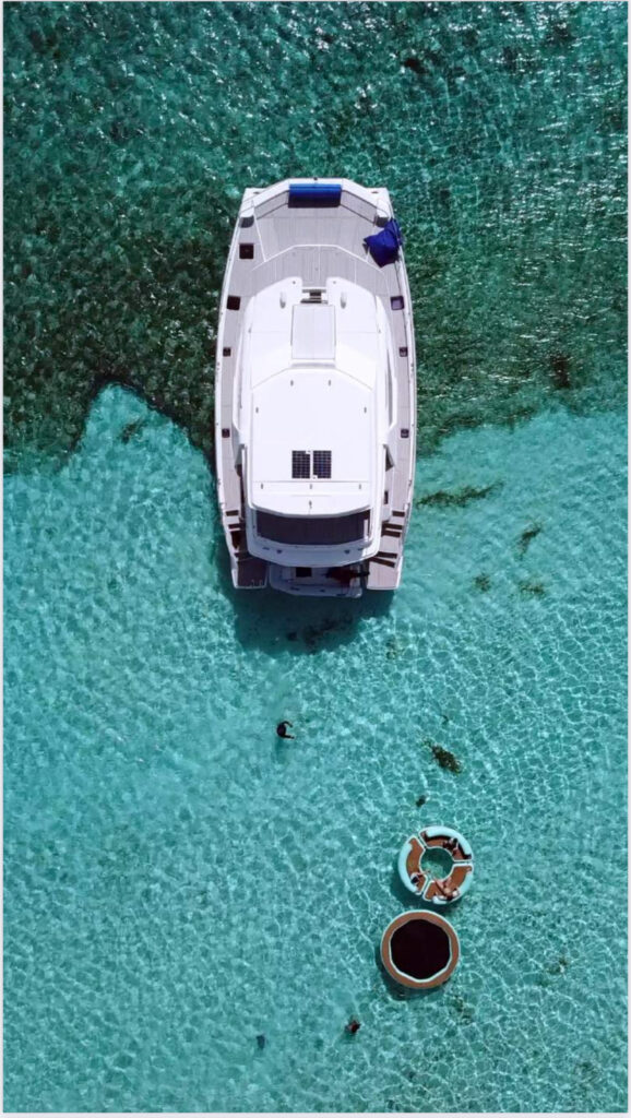 the longest catamaran in Cozumel